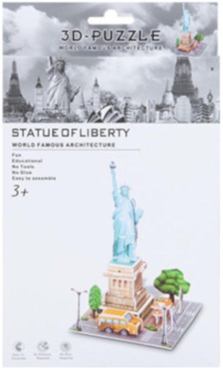 Pms 3d-puzzel Statue Of Liberty Foam 26 Stukjes