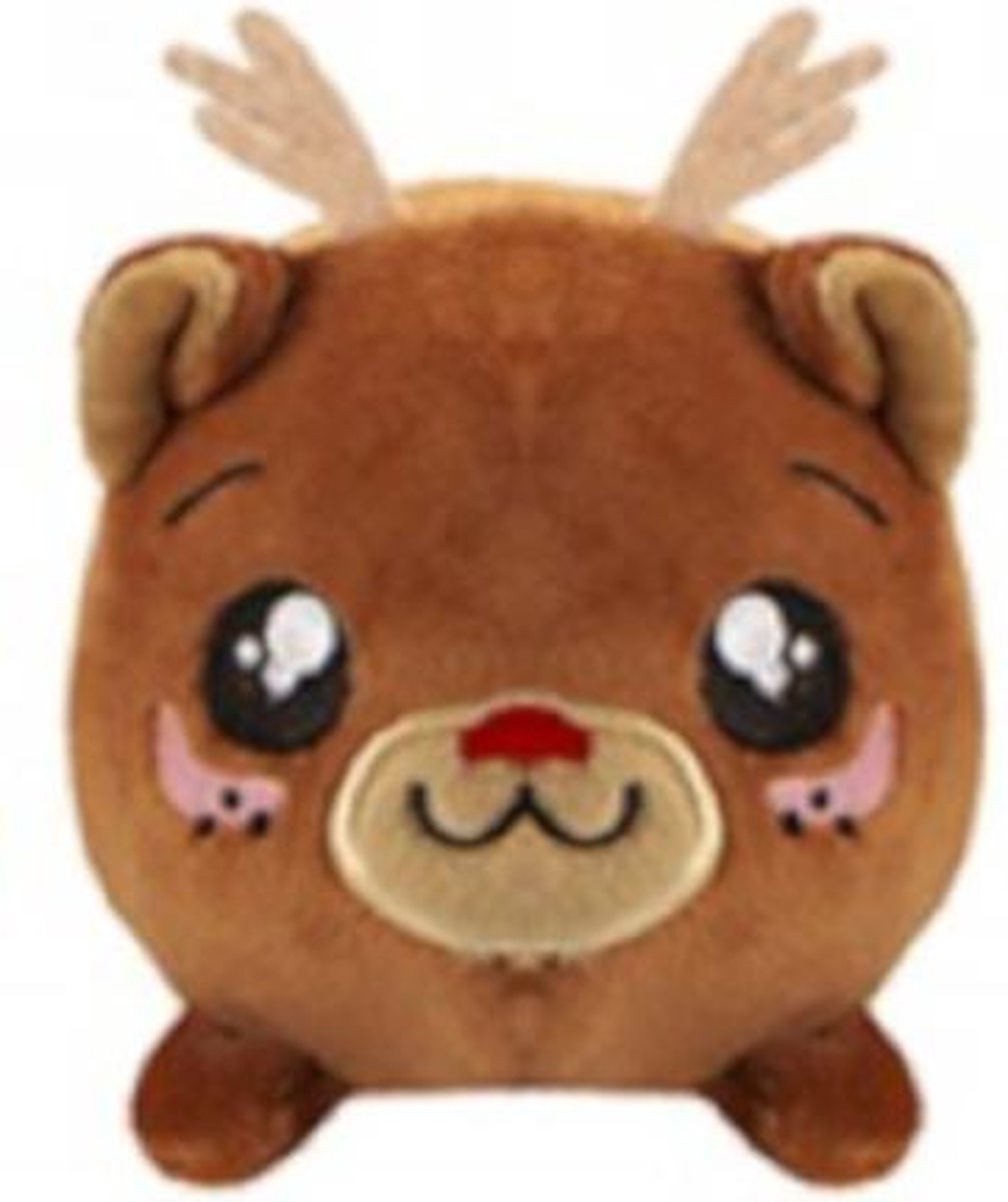 Pms Knuffel Squishimi Xmas Junior Pluche 9 Cm Bruin