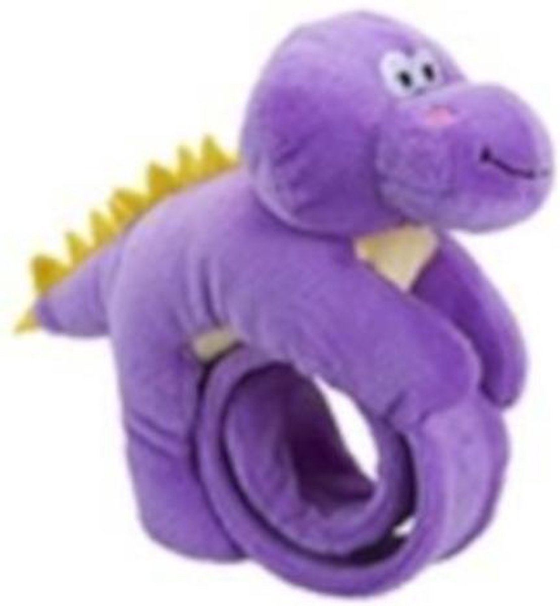 Pms Knuffelarmband Hugglers Dino 15 Cm Pluche Paars