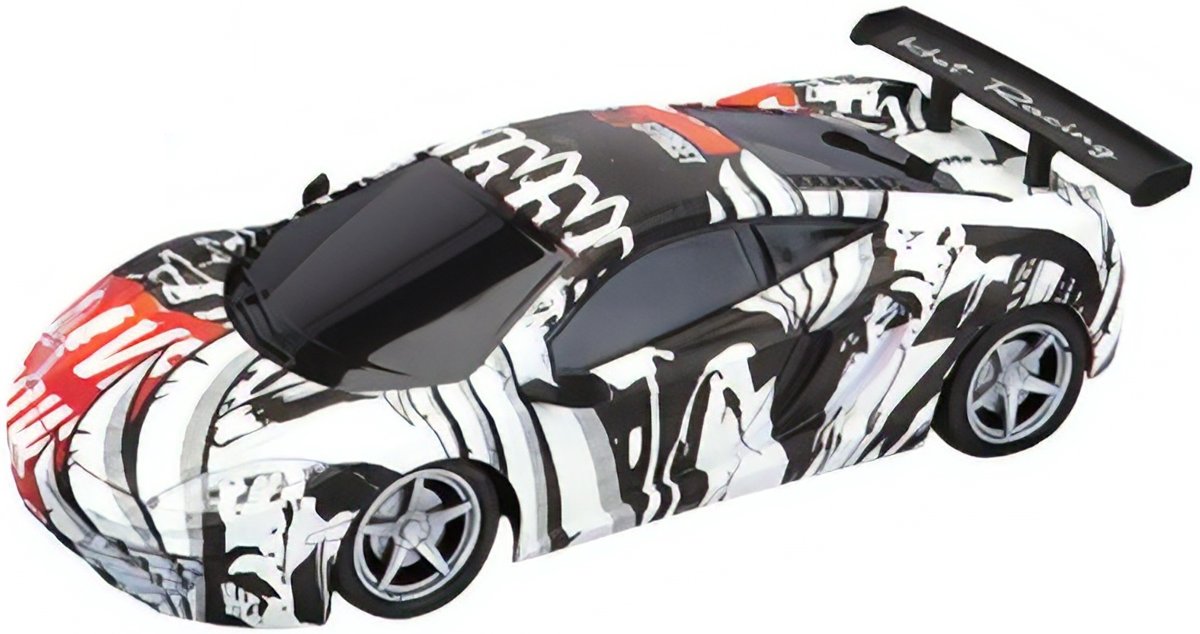 Pms Rc Rapid Racers Rebel 24 Cm Wit/zwart/rood