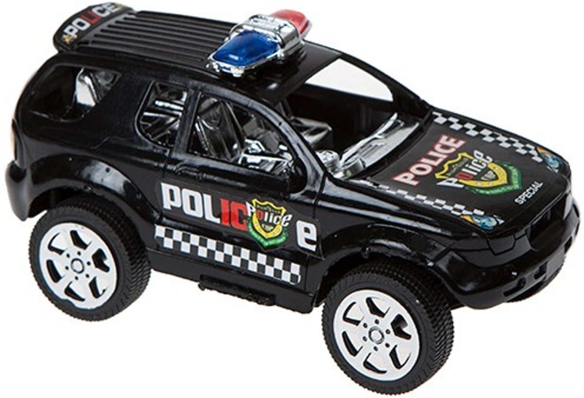 Pms Xtreme Politieauto 13 Cm Zwart