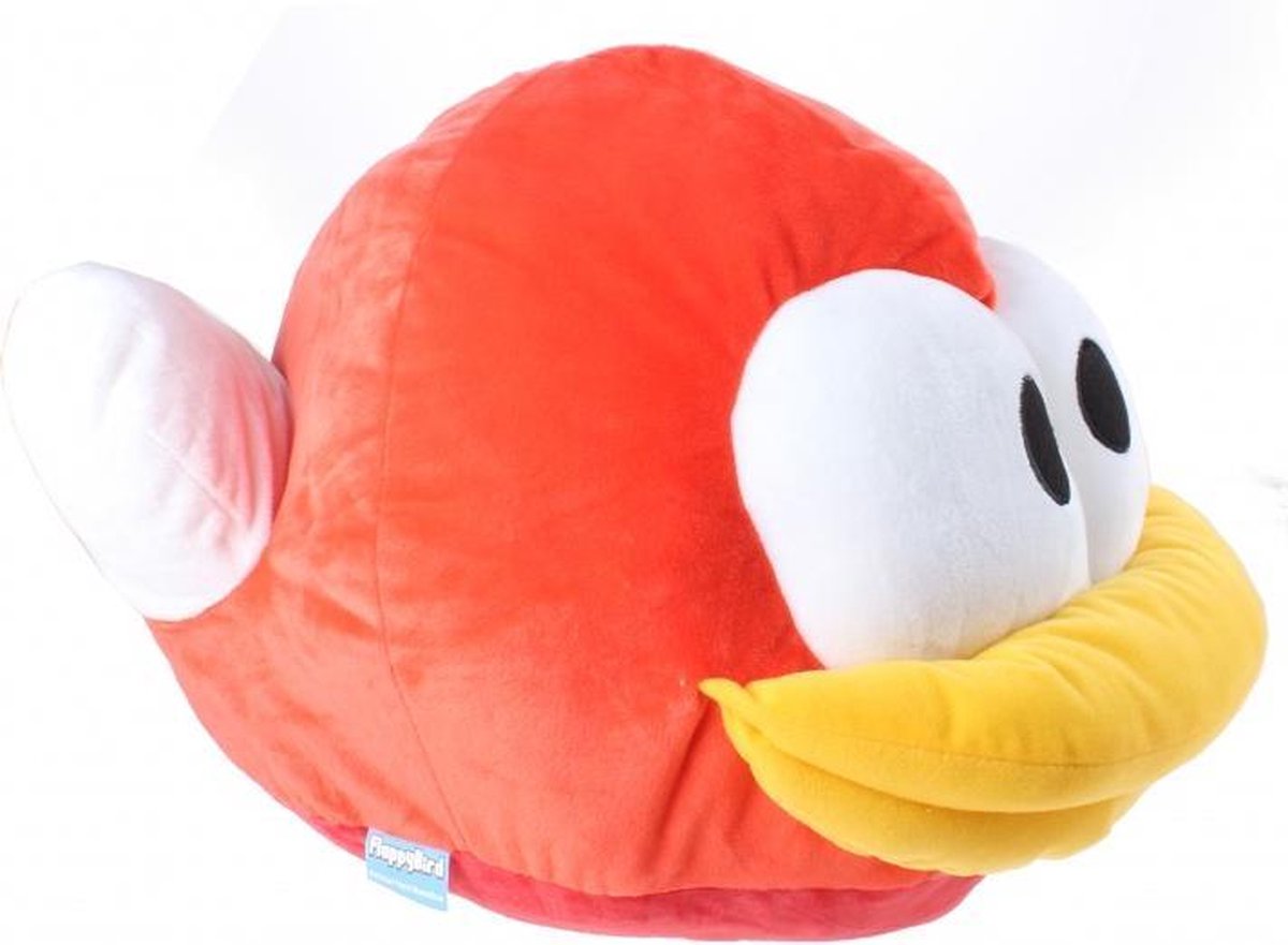 knuffel Flappy Bird 50 cm rood