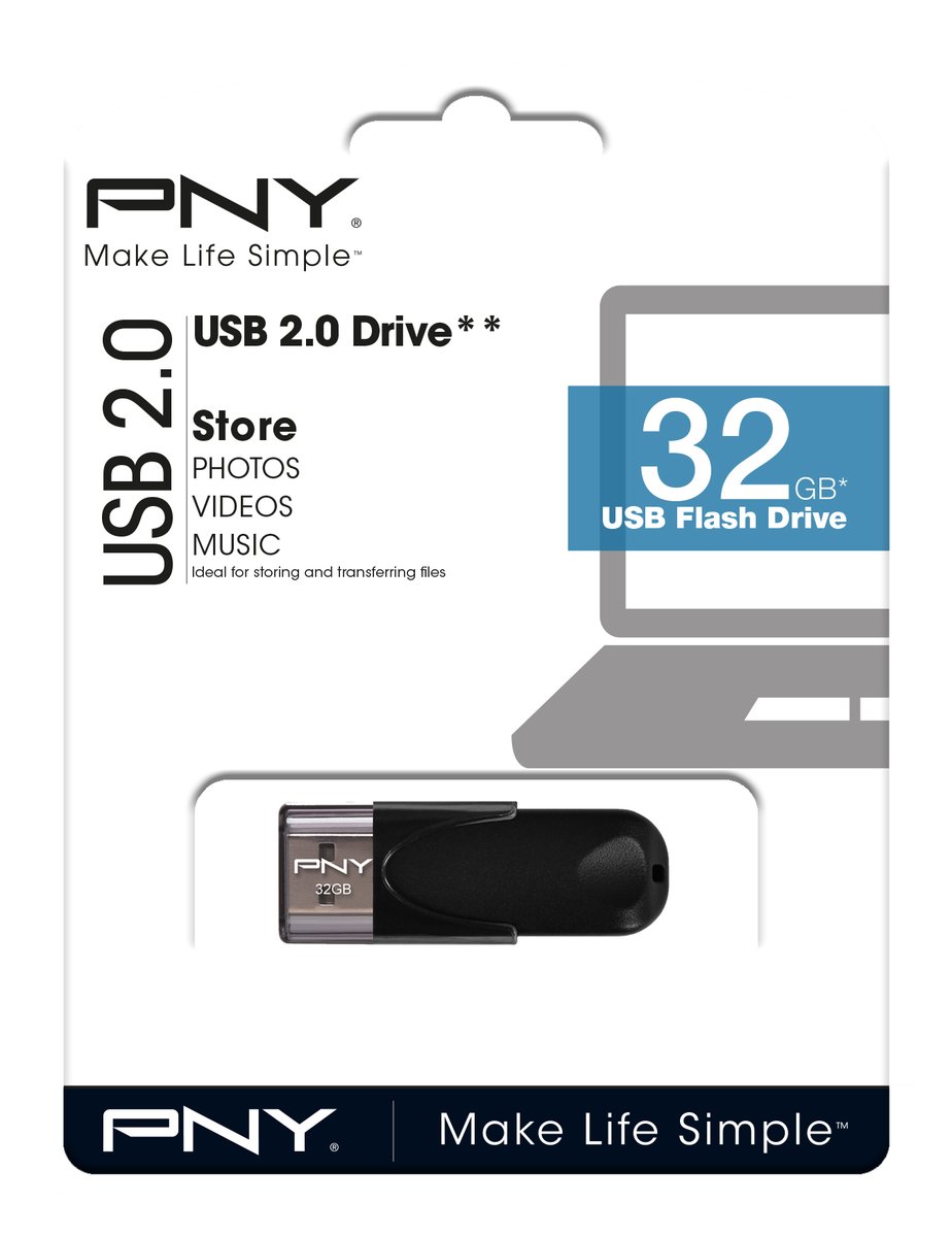 Pny Attaché 4 - USB-stick - 32 GB