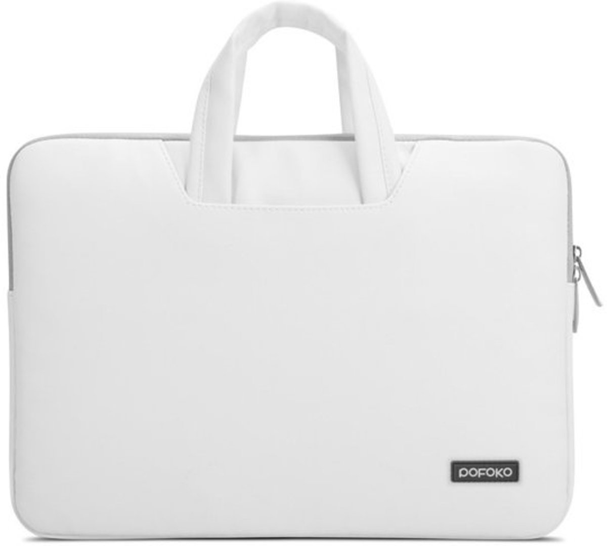 POFOKO 11.6 inch laptoptas - Wit