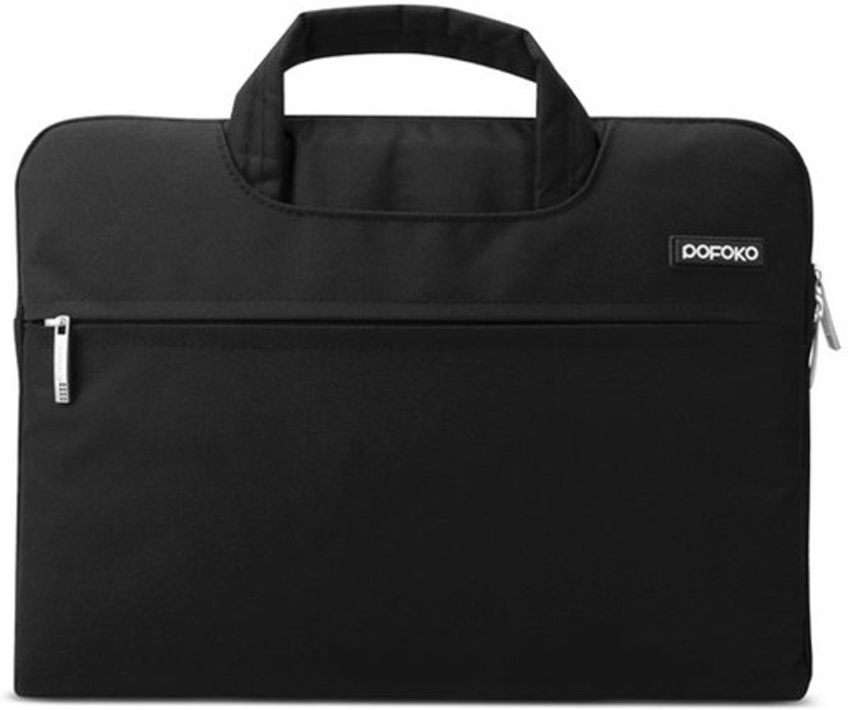 POFOKO 12 inch laptoptas - Zwart