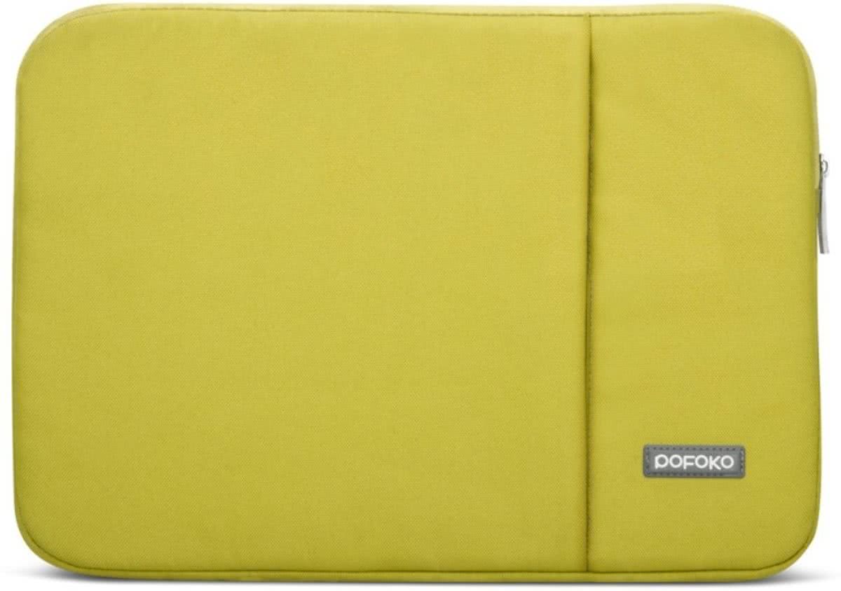 Pofoko - Apple Macbook Pro 15 inch Hoes - Sleeve Oscar Series Groen