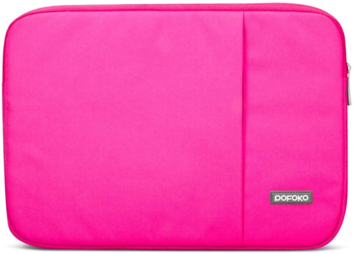 Pofoko - Laptop Sleeve 11 inch - Sleeve Oscar Series Roze