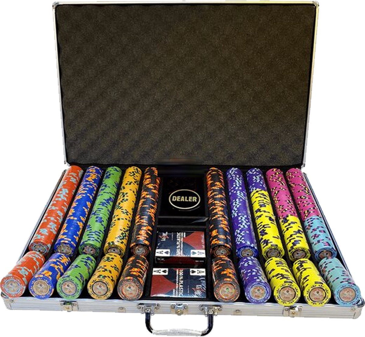 Poker Merchant - Pokerset The Nuts 1000pcs Clay Composite Tournament