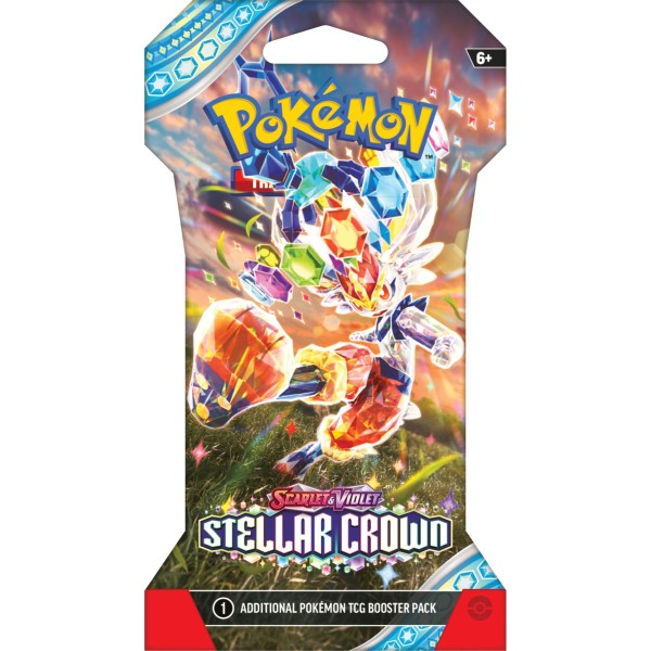 Pokemon Sv07 Stellar Crown Sleeved Booster