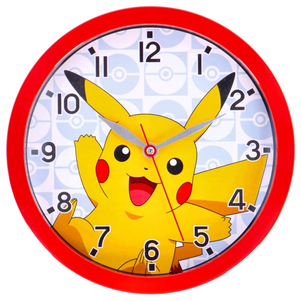 Pokemon Wandklok: Pikachu