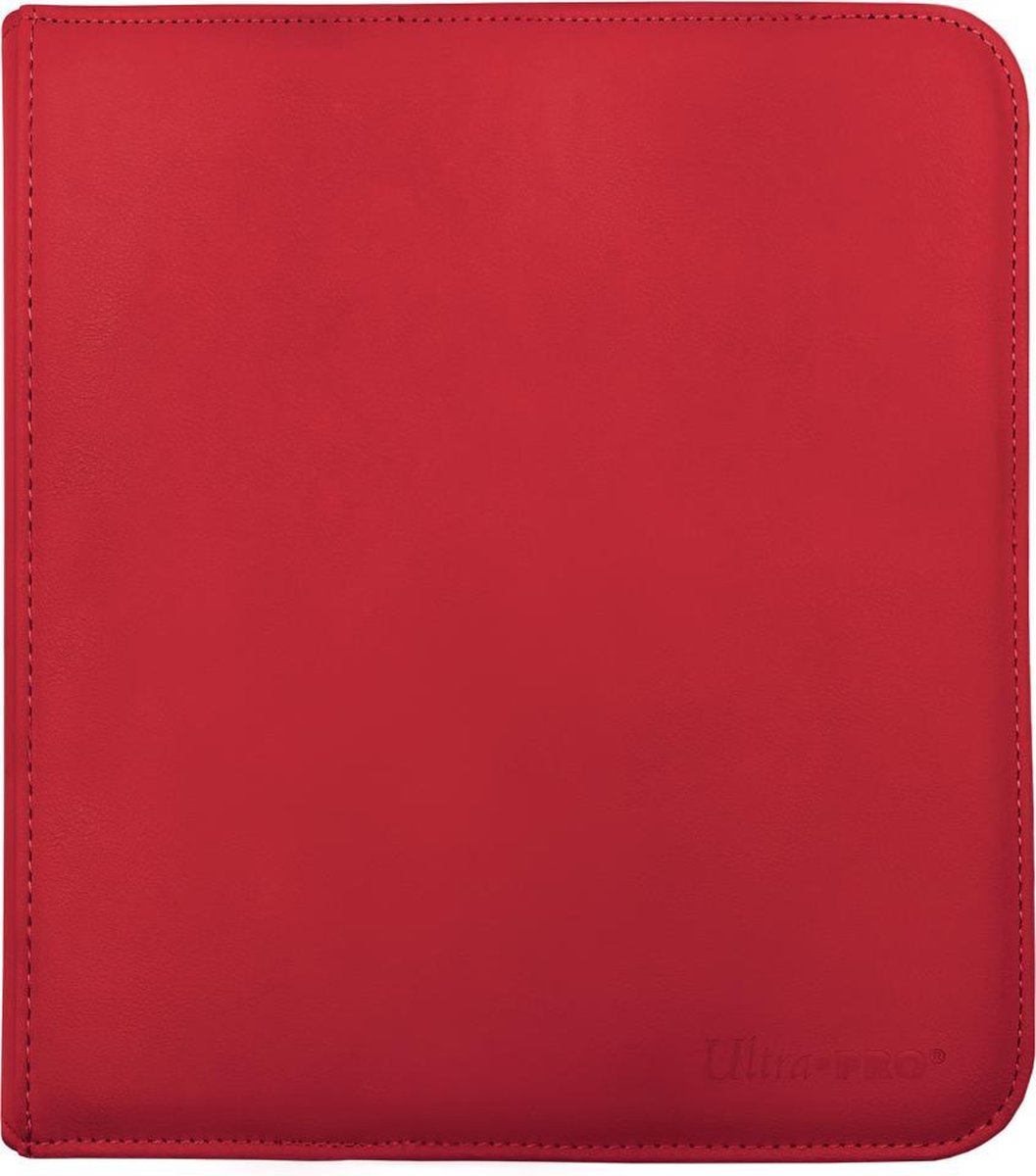 Ultra Pro - 12-Pocket Zippered PRO-Binder - Red