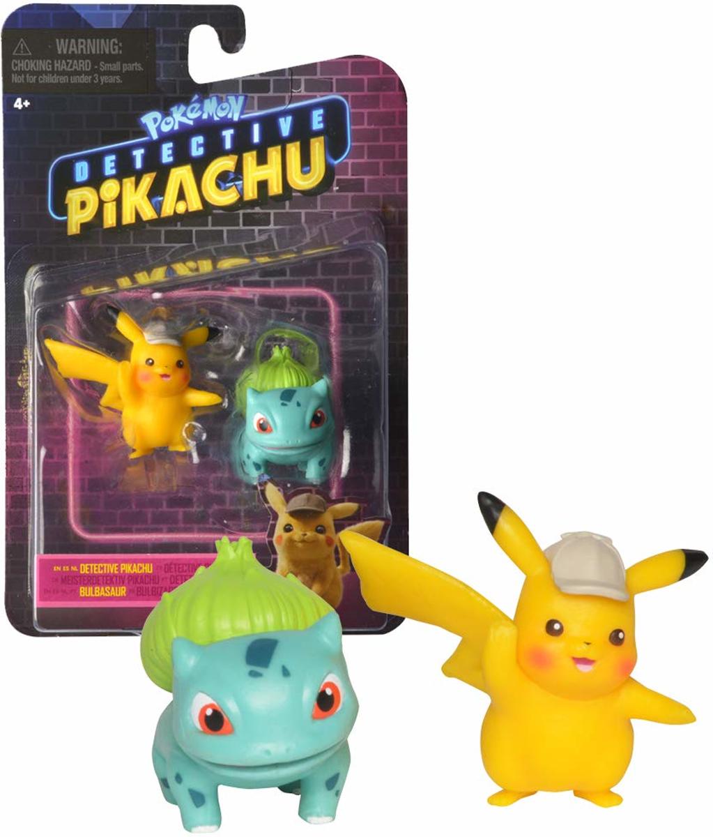 Detective Pikachu en Bulbasaur Speelfiguren