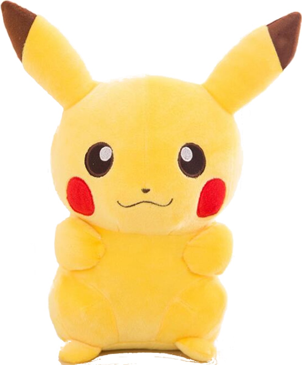 Pikachu - Knuffel - Pokémon - Geel - 20 cm