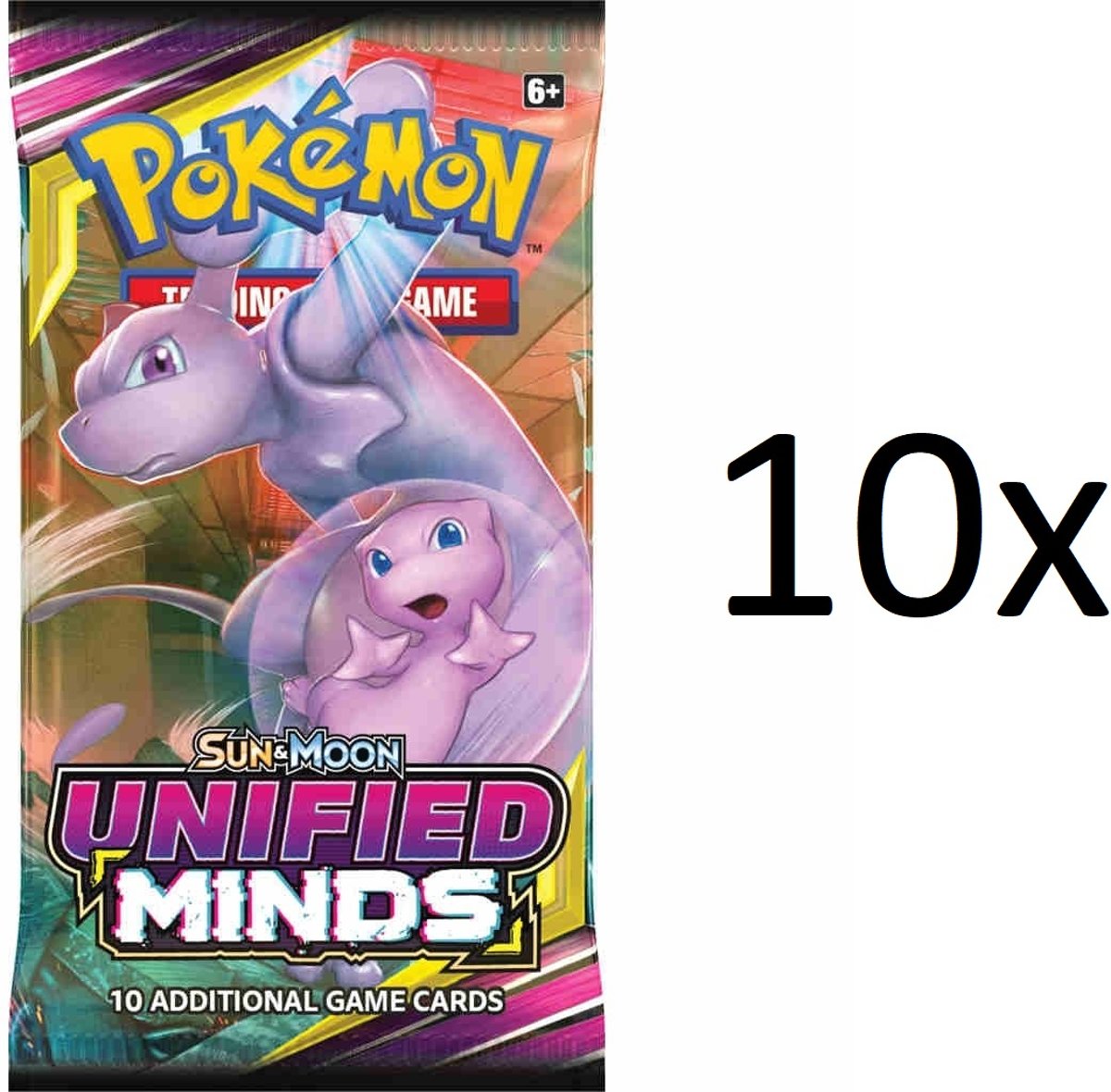 Pokemon - 10x Unified Minds Booster Box pakje - Pokémon kaarten