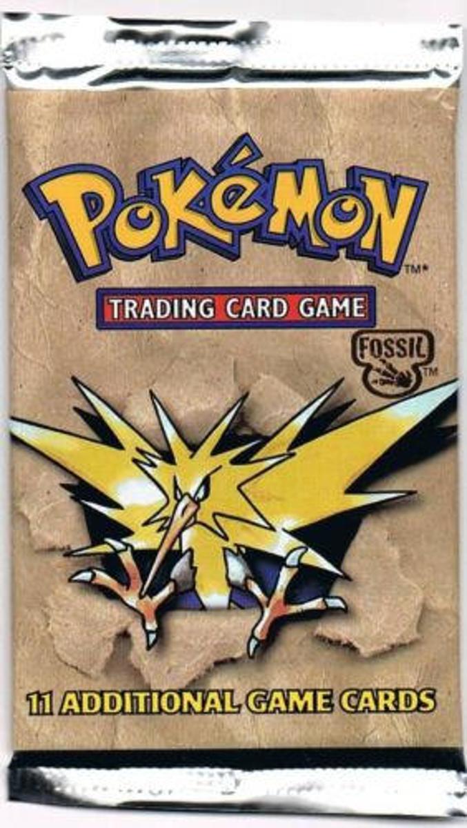 Pokemon - Fossil zapdos booster - Pokémon kaarten