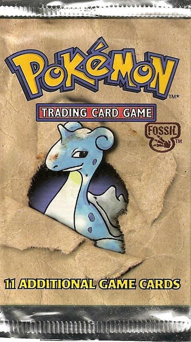 Pokemon - fossil Lapras Booster - Pokémon kaarten