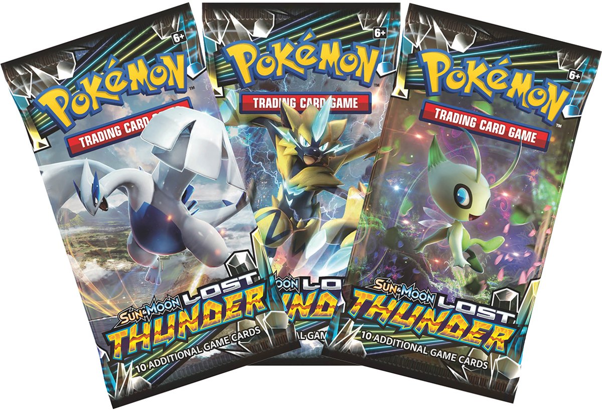 Pokemon 3 Booster Pakjes Lost Thunder