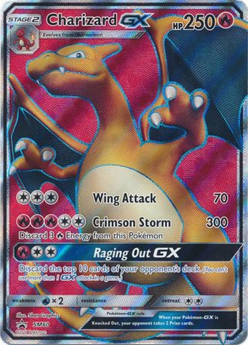 Pokemon Charizard GX Grote Kaart SM60