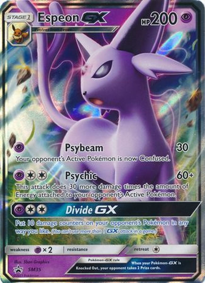 Pokemon Espeon GX Grote Kaart SM35