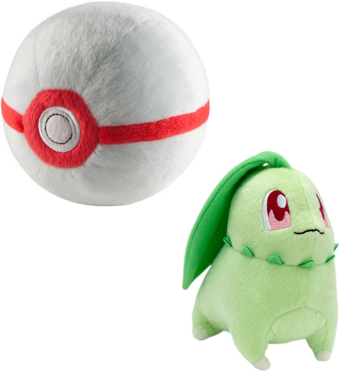 Pokemon Gift Set pluche Chikorita en Premier Ball