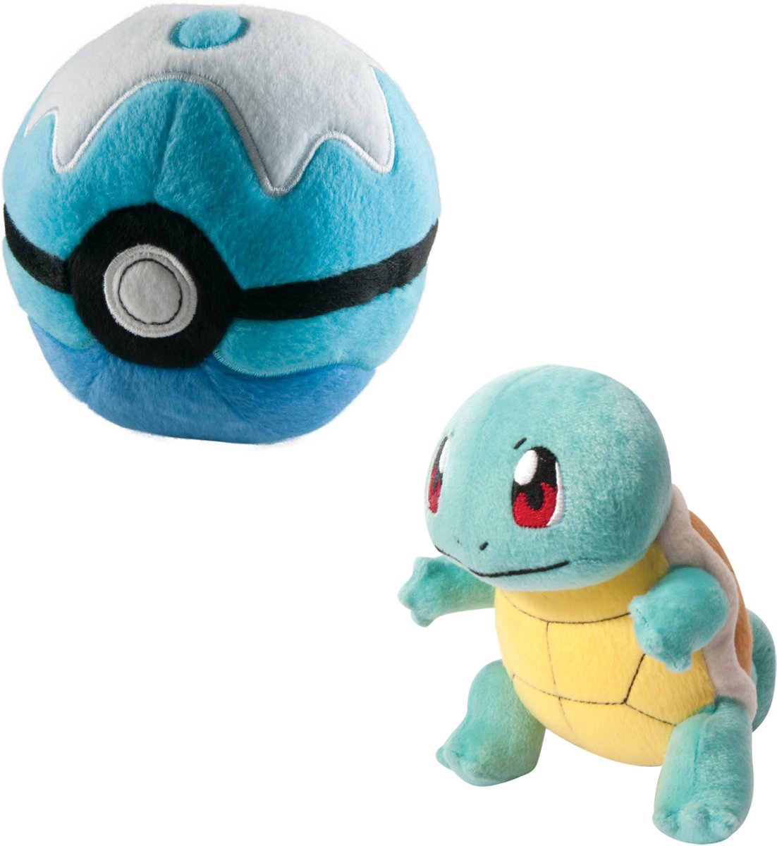 Pokemon Gift Set pluche Squirtle en Dive Ball