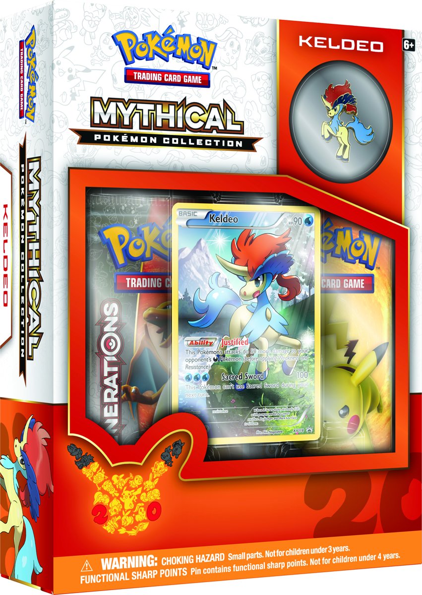 Pokemon Kaarten 20th Anniversary Tin box 09 Keldeo