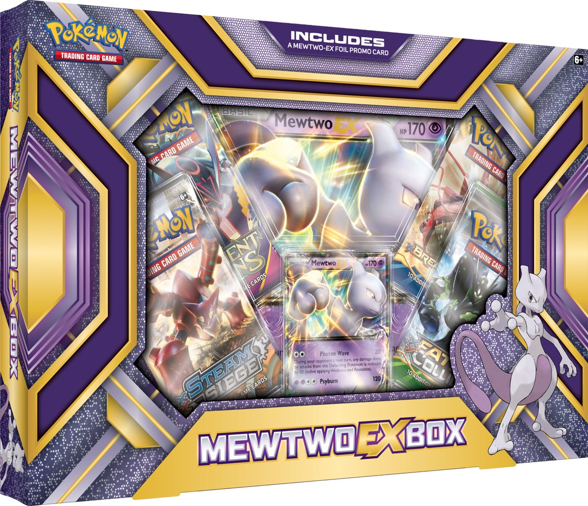 Pokemon Kaarten Trading Card Game Mewtwo EX Box