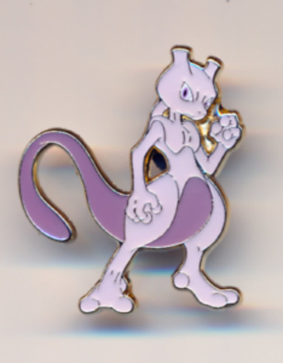 Pokemon Mewtwo Pin Broche