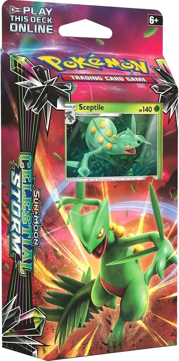 Pokemon Sun & Moon Celestial Storm Sceptile - theme deck