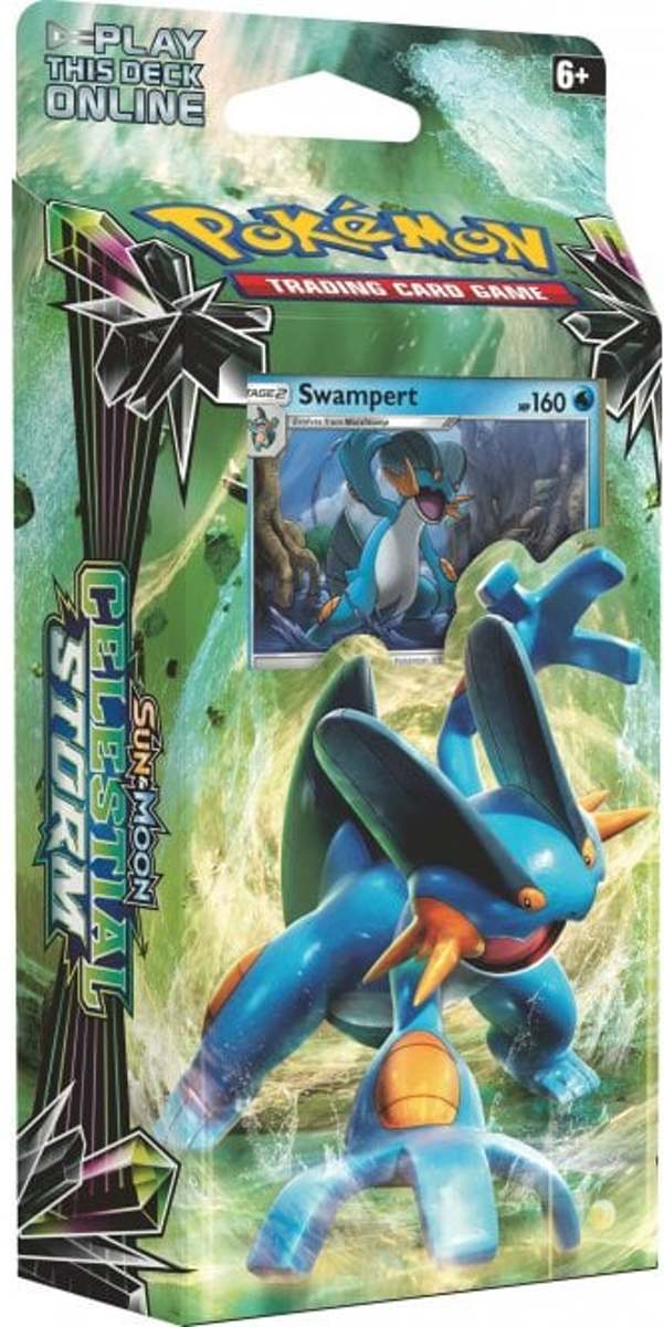 Pokemon Sun & Moon Celestial Storm Swampert - theme deck