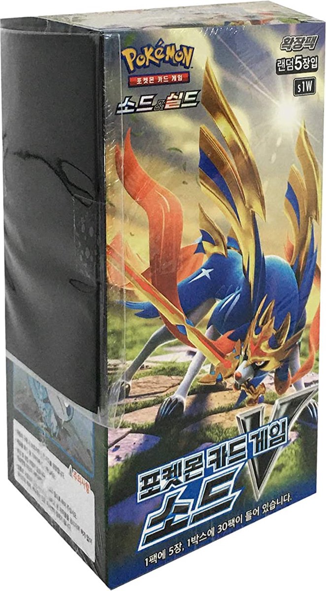 Pokemon Sword box / sword & shield s1w booster box (Koreaans talig) - Pokémon kaarten