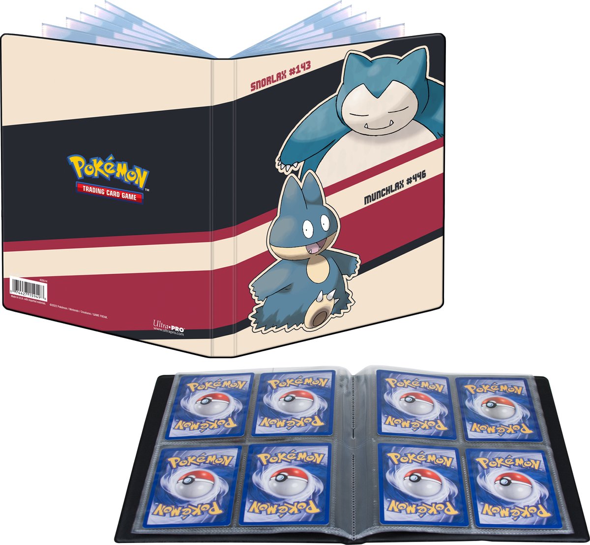   - Snorlax and Munchlax 4-Pocket Portfolio -   Kaarten