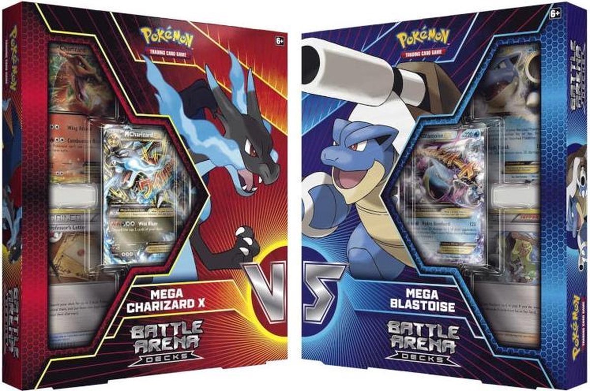 Pokémon Asmodee POK TCG Battle Arena Decks Charizard vs Blastoise - EN