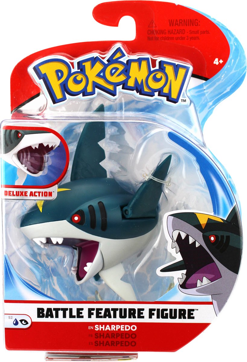 Pokémon Battle Feature Speelfiguur - Sharpedo 11 Cm