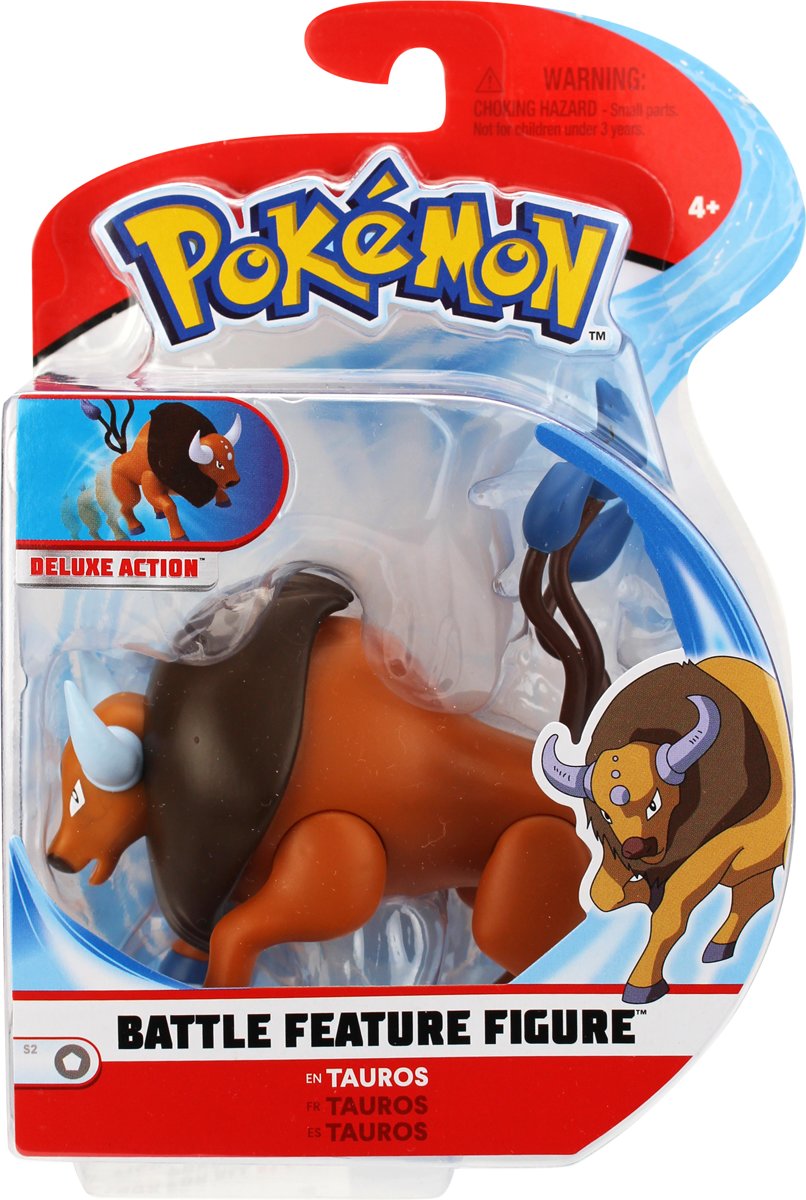 Pokémon Battle Feature Speelfiguur - Tauros 11 Cm