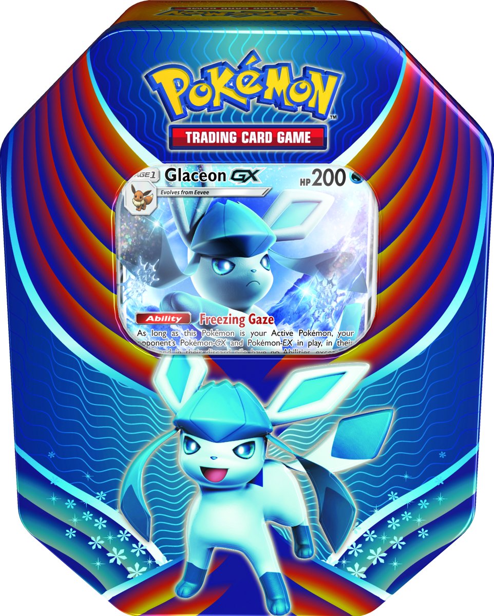 Pokémon Glaceon-GX Celebration Tin - Pokémon Kaarten