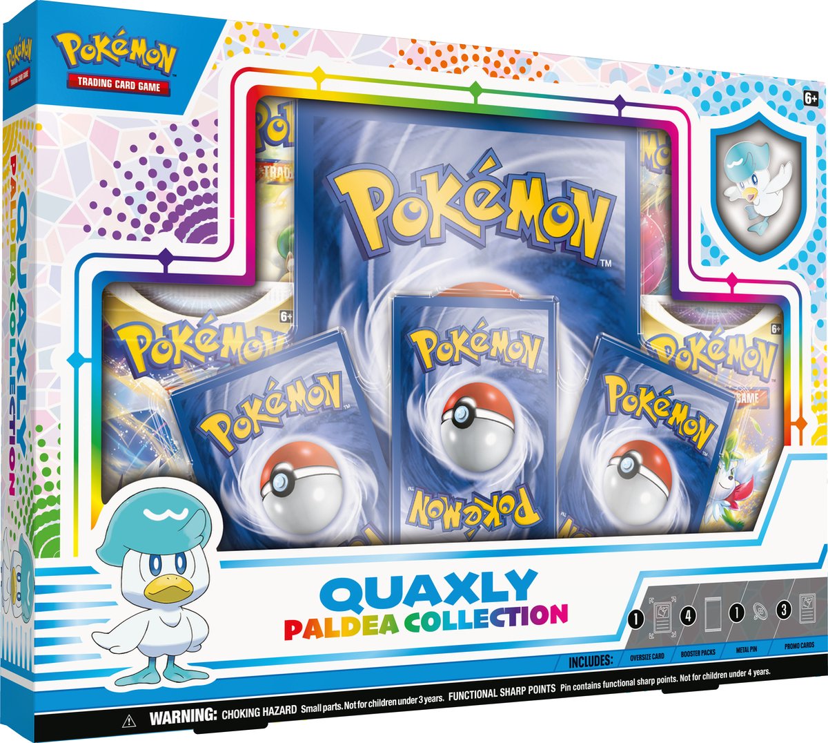 Pokémon Paldea Collection box - Quaxly - Pokémon Kaarten