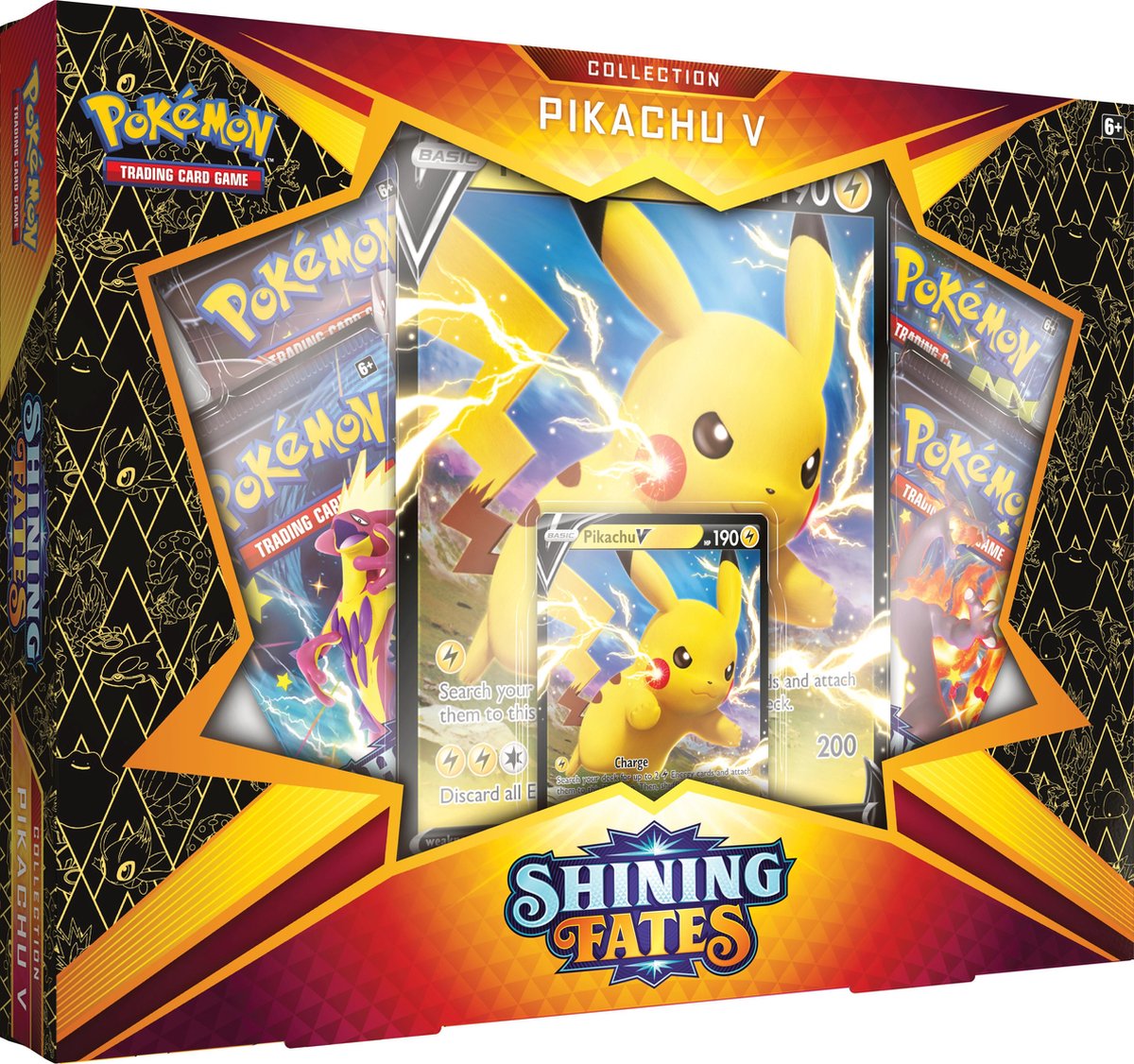   Shining Fates Pikachu V Box -   Kaarten