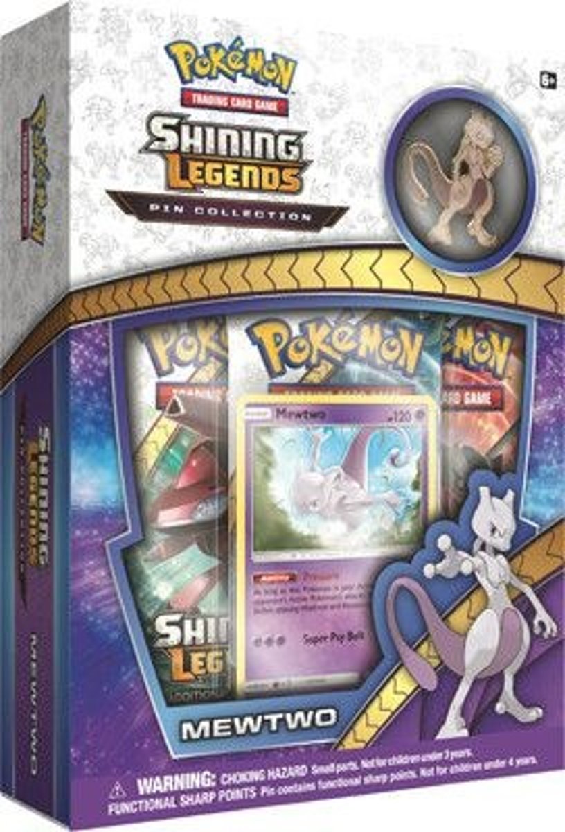 Pokémon Shining Legends Pin Box: Mewtwo