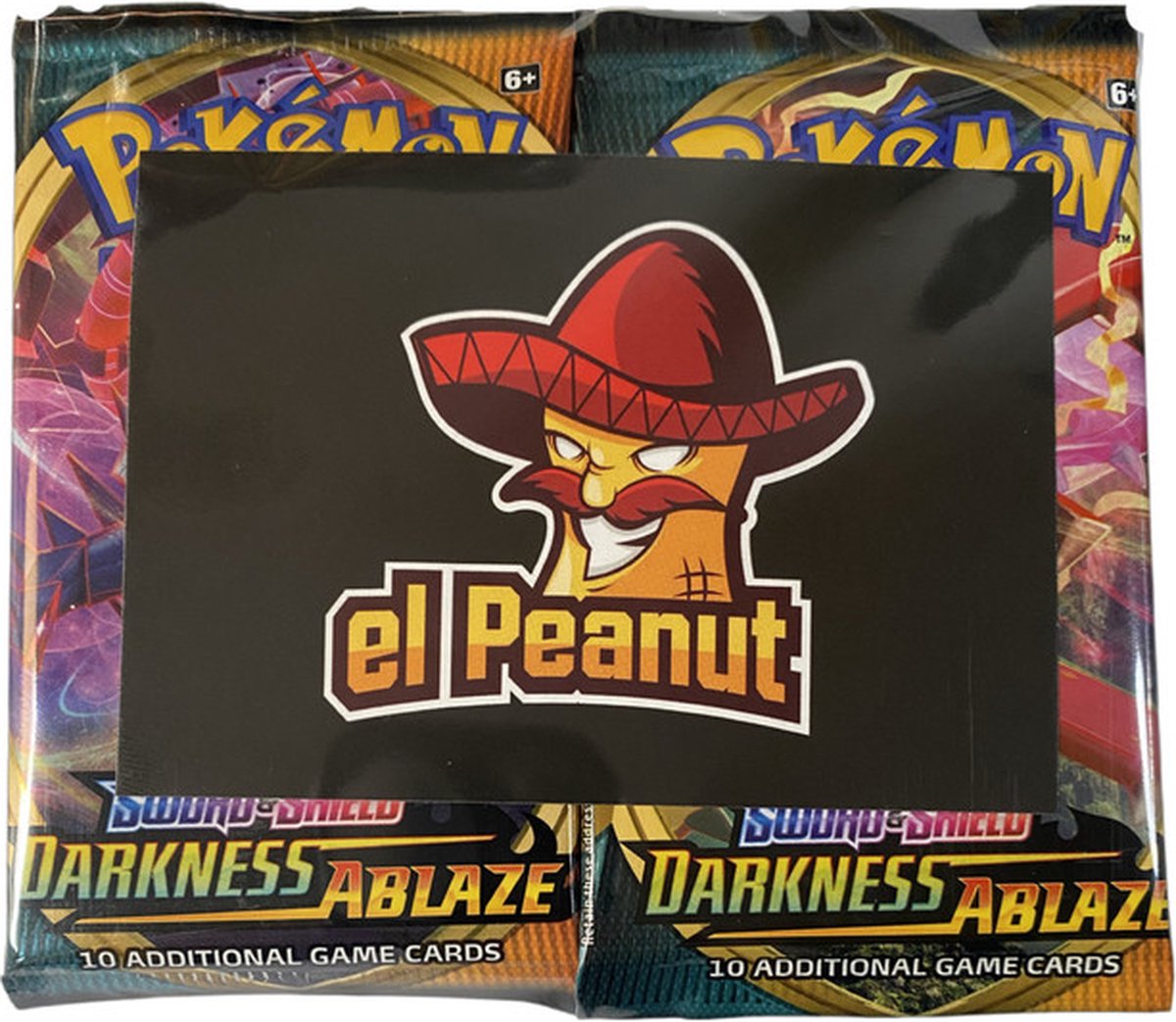 Pokémon Sword & Shield Darkness Ablaze - 4x Boosterpack - Pokémon Kaarten - elPeanut Pack