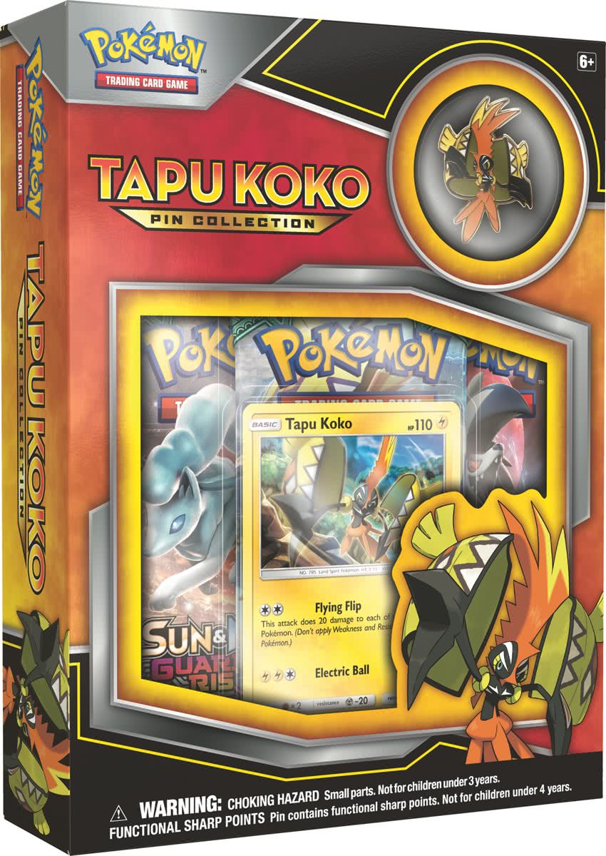 Pokémon Tapu Koko Pin Collection - Pokémon Kaarten