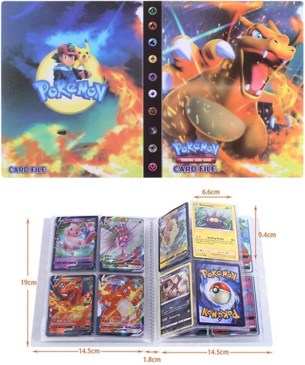 Pokémon verzamelmap - 240 kaarten - Charizard - verzamelmap - Pokémon - Gratis verzending - Jongens