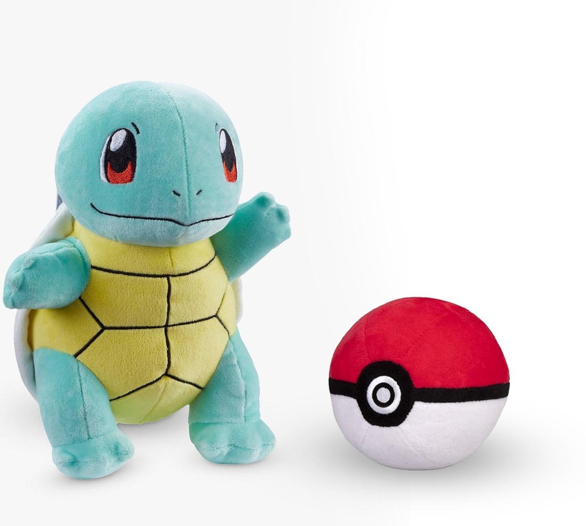 Squirtle pokemon 23 cm knuffel pluche met pokeball 12 cm