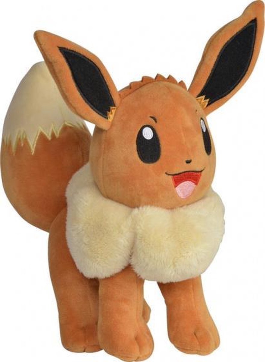 knuffel Eevee junior 24 cm pluche oranje