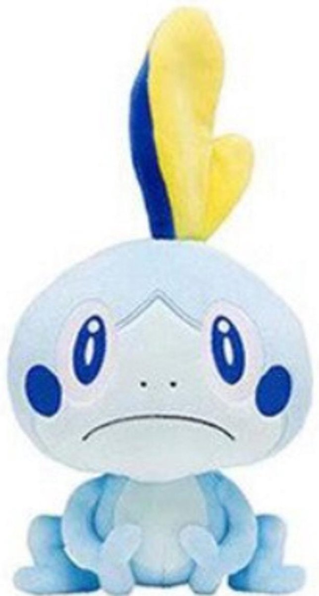 knuffel Pokemon Sobble - 30cm lang - bekend van de TV - creator - Pokémon - pokéball - speelgoed - Plushe -pokémon center -Nintendo - Galar region - The isle of armor