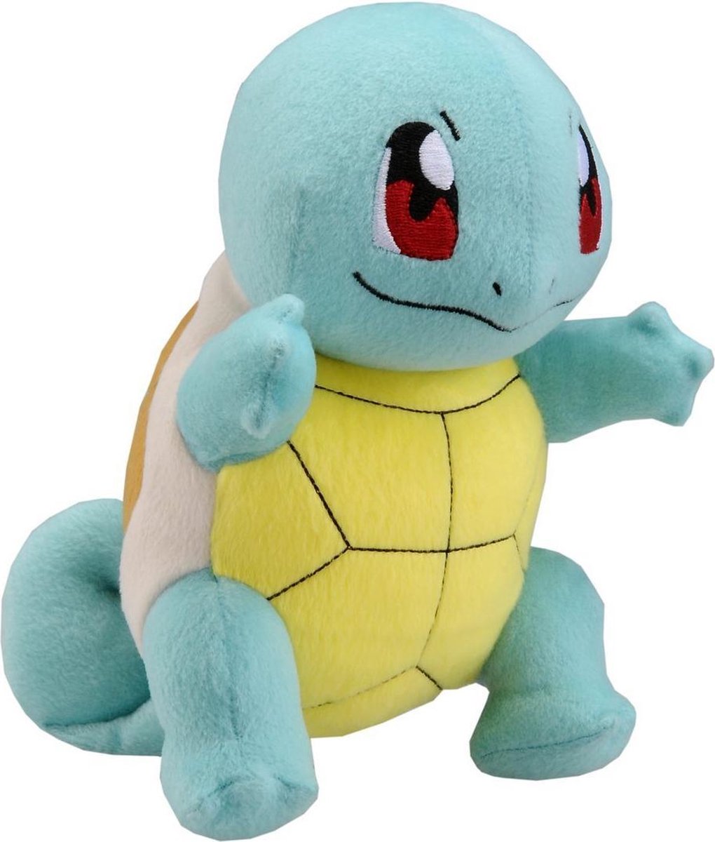 pokemon squirtle knuffel - bekend van de TV - pokemon kaarten - nintendo switch game - base trading cards