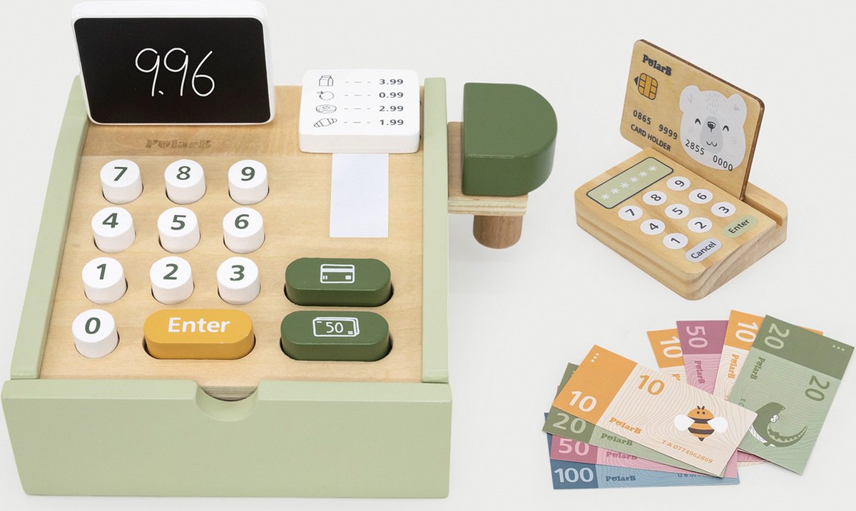  ® Houten Speelgoed Kassa