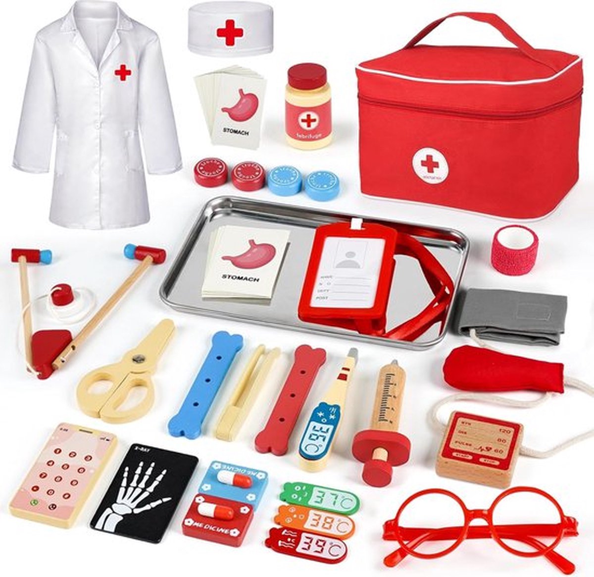   Dokterset Speelgoed - Doktersset - Dokterskoffer - Speelgoed Doktersset - Dokter Speelgoed voor kinderen
