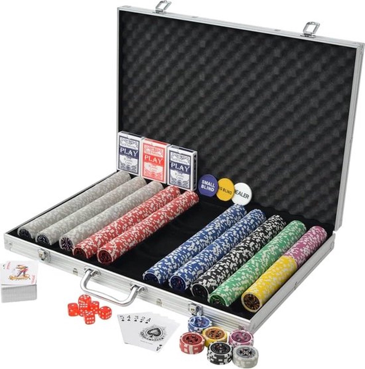     -  s - Poker set - Pokerkoffer - Pokerchips - Poker koffer - Poker fiches