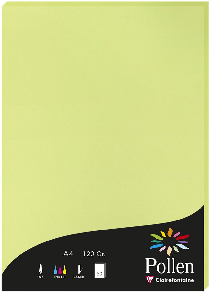 Stuifmeel van Clairefontaine Papier DIN A4, kersenrood